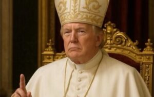 Новини світу - Трамп заявив, що не причетний до власного портрета в образі Папи Римського