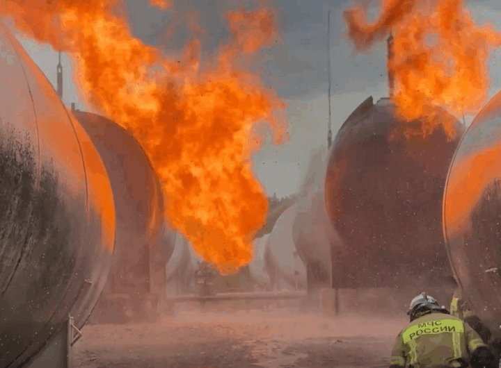 Новини України - В окупованому Єнакієвому вдарили по газонакопичувальній станції - ЗМІ