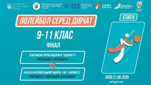 14:30 ВОЛЕЙБОЛ | Дівчата 9-11 класи | Гра за 1 місце | Пліч-о-пліч: Етап 5
