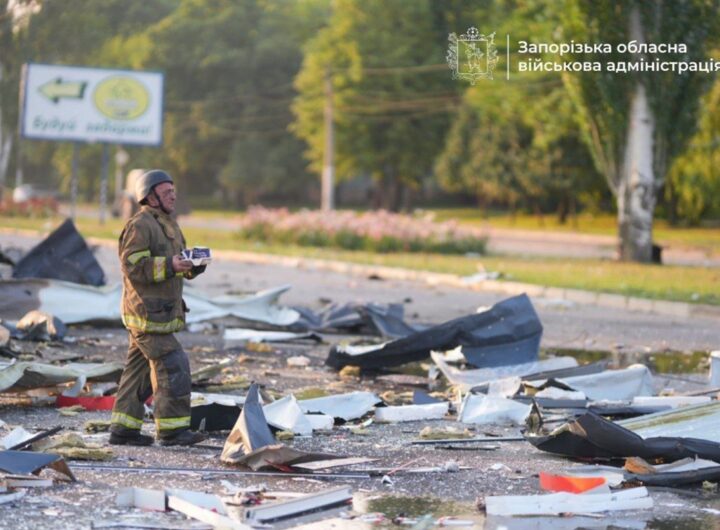 Новини України - Запоріжжя атакували 13 дронів: фото наслідків