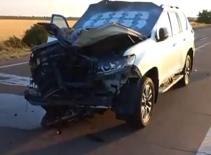 Новини України - Дрон РФ врізався в авто головного рабина Херсона