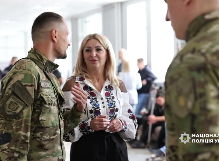 Відбувся показ документальної стрічки Ю. Бутусова "35 днів оборони Торецька" бригадою поліції «Лють»