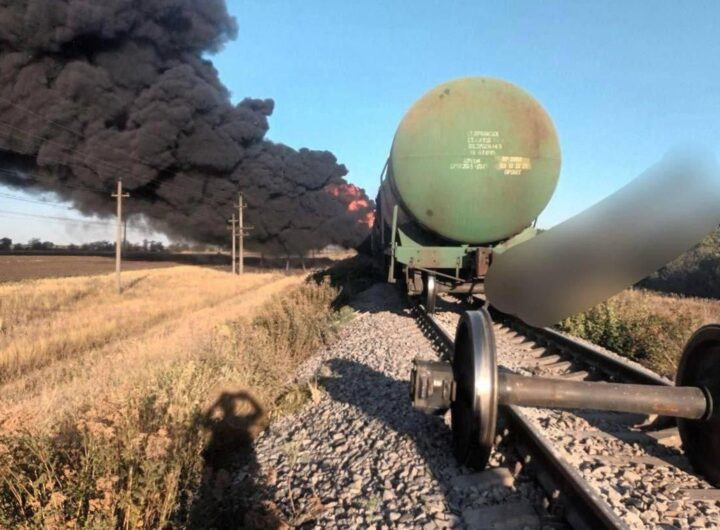 Новини України - З'явились кадри знищення поїзду РФ на Запоріжжі