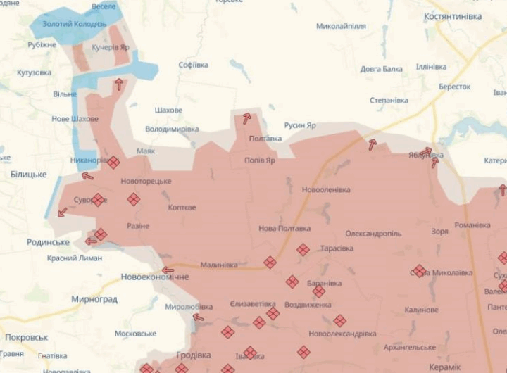 Новини України - ЗСУ відкинули росіян на Донеччині - DeepState