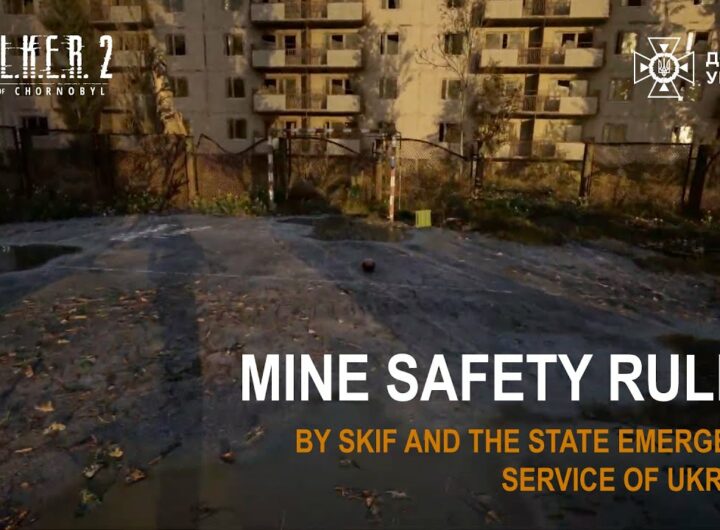 Skif from S.T.A.L.K.E.R. 2 helps State Emergency Service of Ukraine save lives