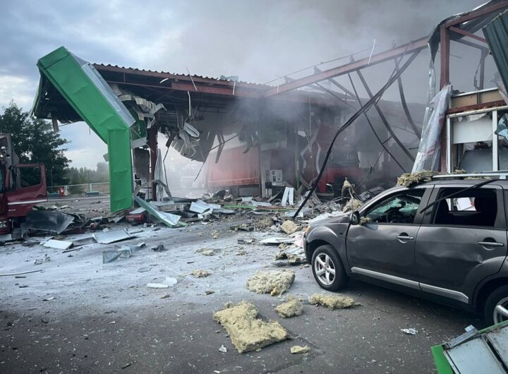 Новини України - На Полтавщині росіяни вдарили дроном по АЗС, виникла пожежа