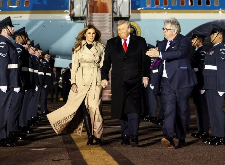 Новини світу - Трамп із першою леді прибув до Британії: як його зустріли