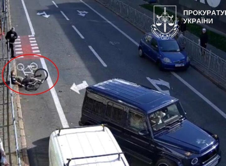 Новини Києва - У Києві водій Mercedes побив велосипедиста до втрати свідомості