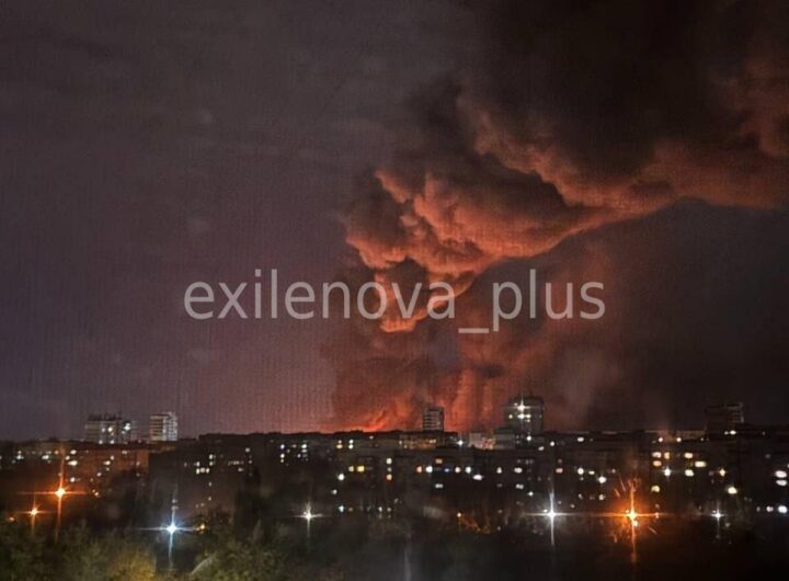 Новини України - Дрони атакували окупований Донецьк: потужна пожежа