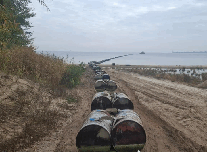 Новини України - На Кременчуцькому водосховищі викрили незаконний намив піску