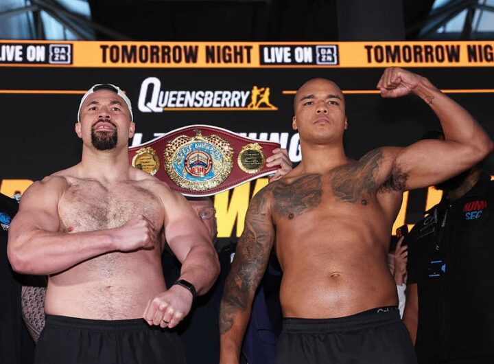 Новини спорту - На зважуванні перед боєм Паркер і Вордлі показали різну вагу