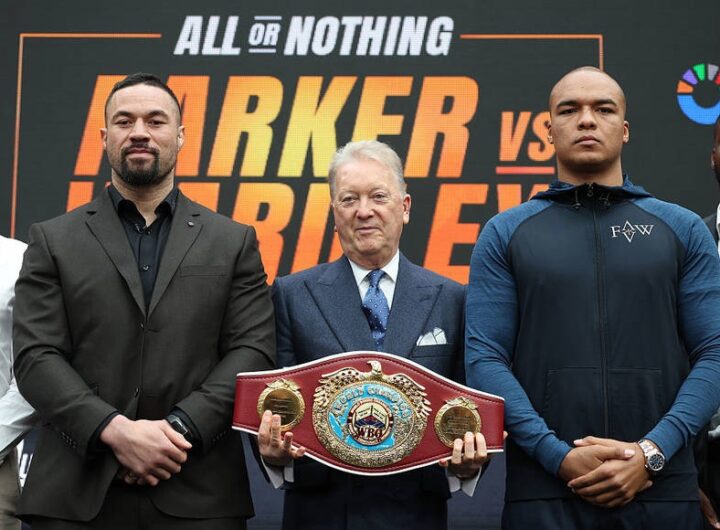 Новини спорту - Промоутер пояснив значення бою Паркер - Вордлі для боксу