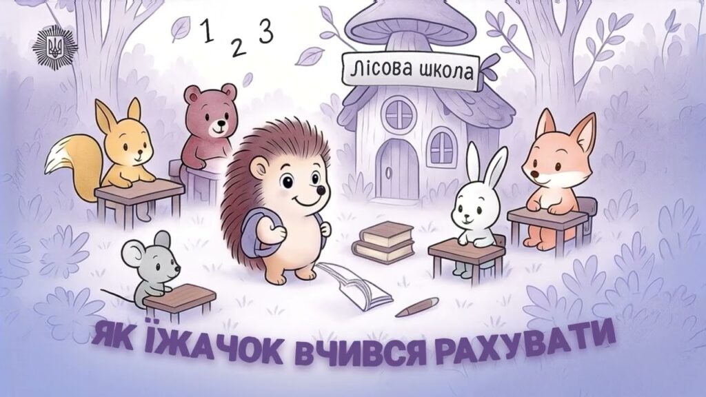 🦔 Як їжачок вчився рахувати ✨ казка для дітей