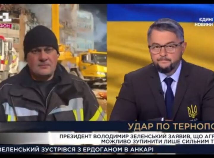 Андрій Даник повідомив про стан аварійно-рятувальних робіт в етері телемарафону «Єдині новини»