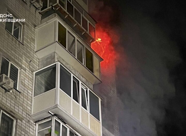 Новини України - Горять шість поверхів: з'явилися кадри удару по Вишгороду