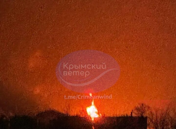 Новини України - У Криму сталася пожежа на нафтобазі – соцмережі
