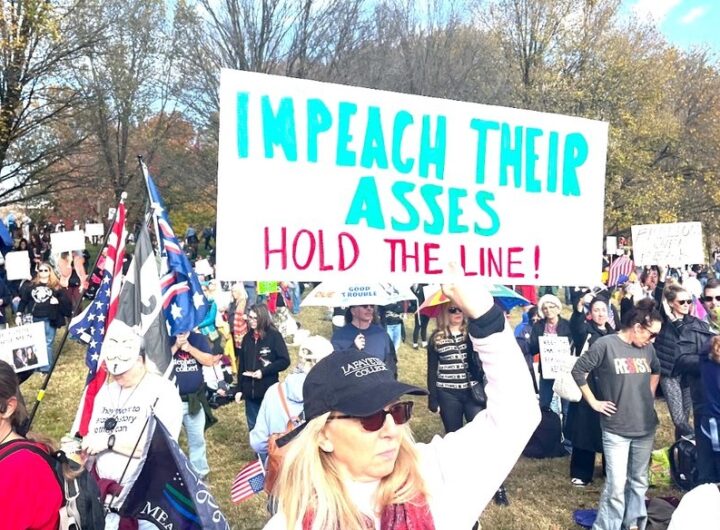 Новини світу - У Вашингтоні протестували проти політики Трампа, зокрема щодо України