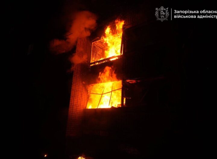 Новини України - У Запоріжжі БПЛА влучив у багатоповерхівку