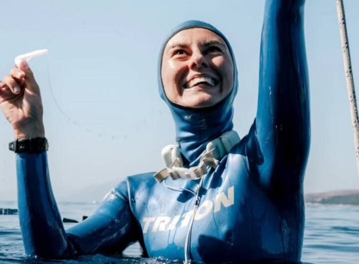 Новини спорту - Українка підкорила рекордну глибину, пірнувши без спорядження