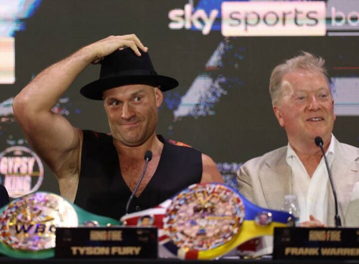 Новини спорту - Воррен зобразив уявлення про бій між Ф&rsquo;юрі та Джошуа у вигляді банкнот