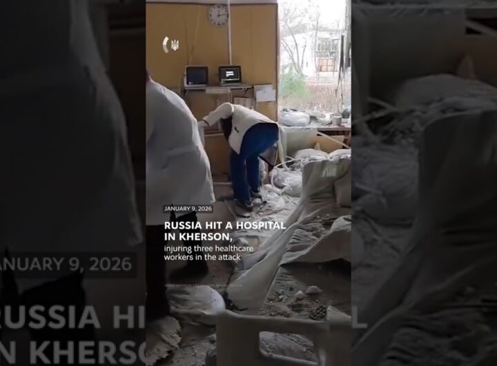 Russia attacked a city hospital in Kherson