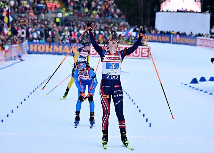 Без категорії - Перша гонка Кубка світу з біатлону в Рупольдінгу принесла перемогу Норвегії