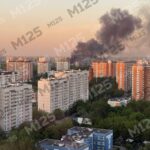 Москву атакують дрони, горять промислові об'єкти РФ