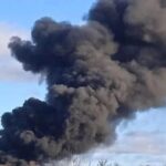 У Краснодарському краї РФ горить нафтобаза після атаки дронів
